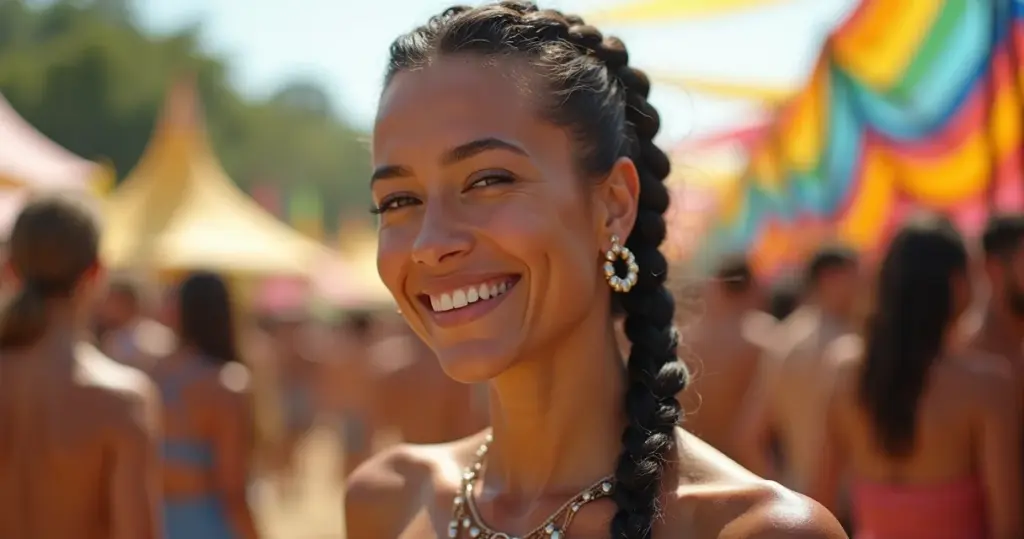 27 Modelos de Trança para Festa que Vão Durar a Noite Inteira