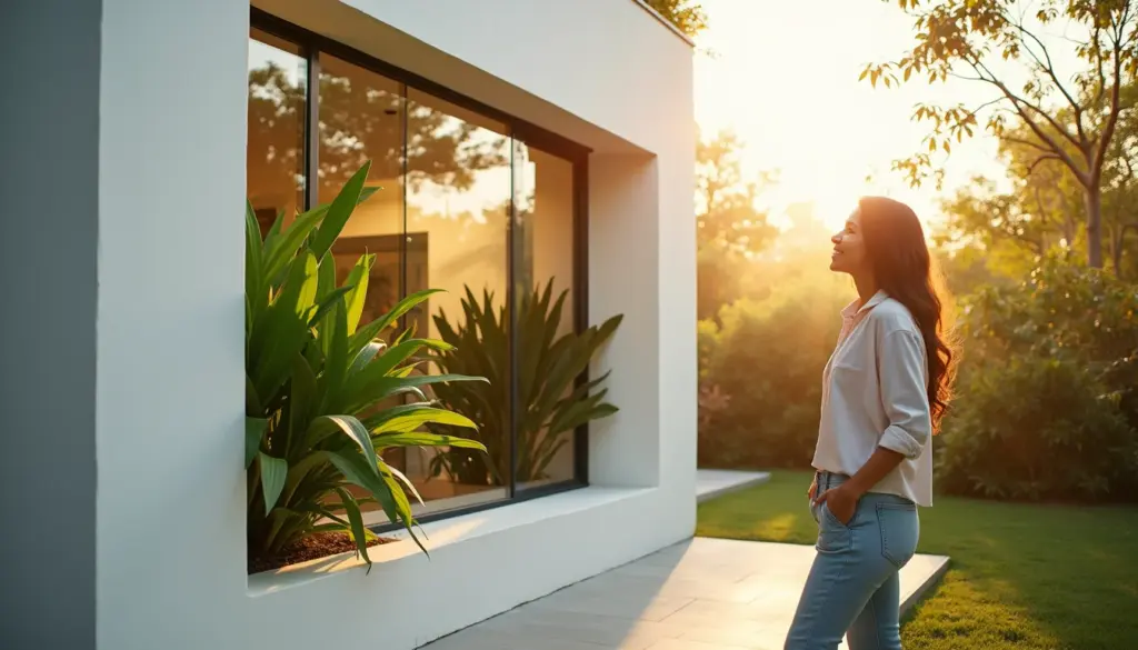 8 Ideias de Muro com Vidro no Meio: Segurança e Estilo