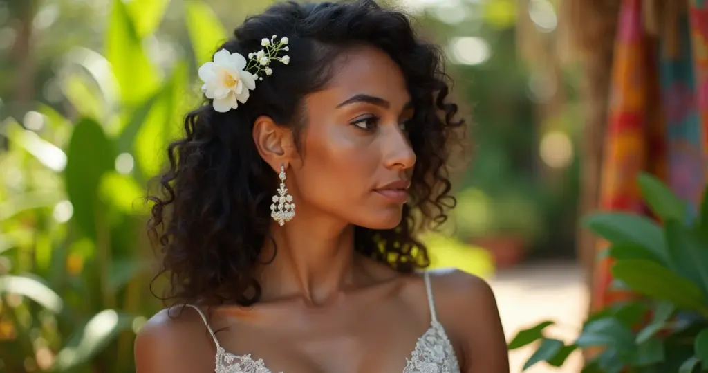 15 Penteados Madrinha Cabelo Cacheado: Opções Elegantes e Práticas