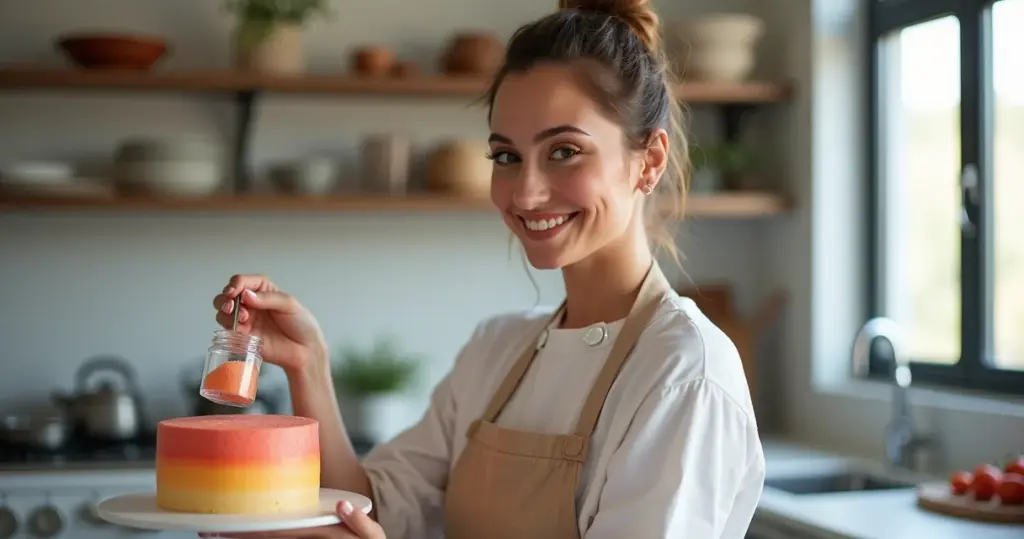 Pó para Decoração Comestível: Bolo Profissional em 5 Minutos