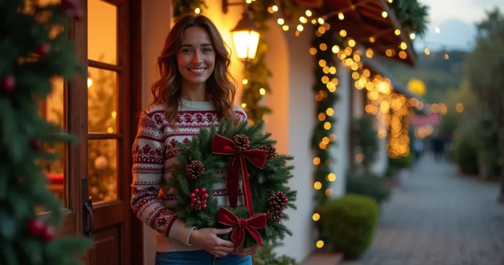 50+ Ideias de Porta Porta Decoração de Natal que Vão Encantar sua Rua