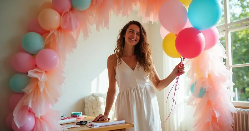 Quanto custa decoração balão e papel crepom simples? Faça por menos de R$80!