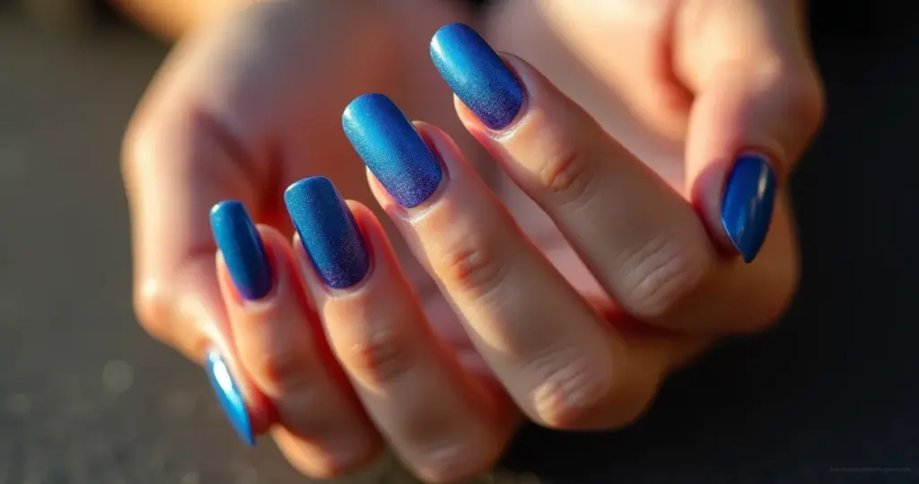 Unha azul e roxo: a combinação que valoriza qualquer pele brasileira