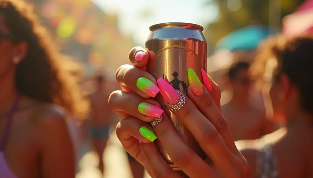 47 Unhas em Gel para Carnaval que Brilham e Resistem Até o Último Bloco
