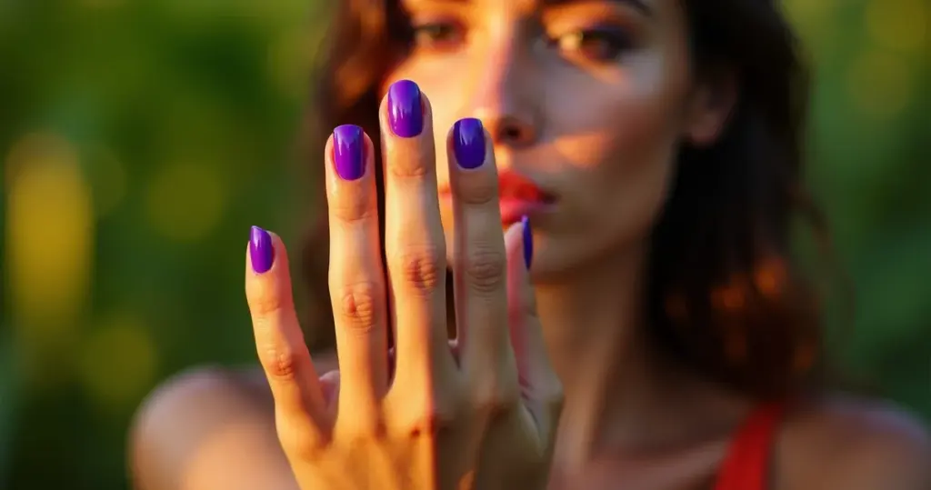 Unha roxa: é só moda ou sinal de alerta?
