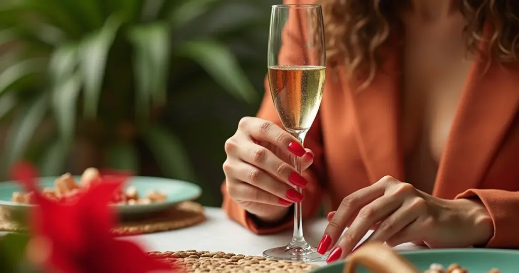 17 Ideias de Unha Simples para Natal: Elegância Festiva em 40 Minutos