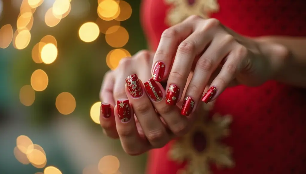 70 Unhas Decoradas Pro Natal e Ano Novo que Vão Roubar a Cena
