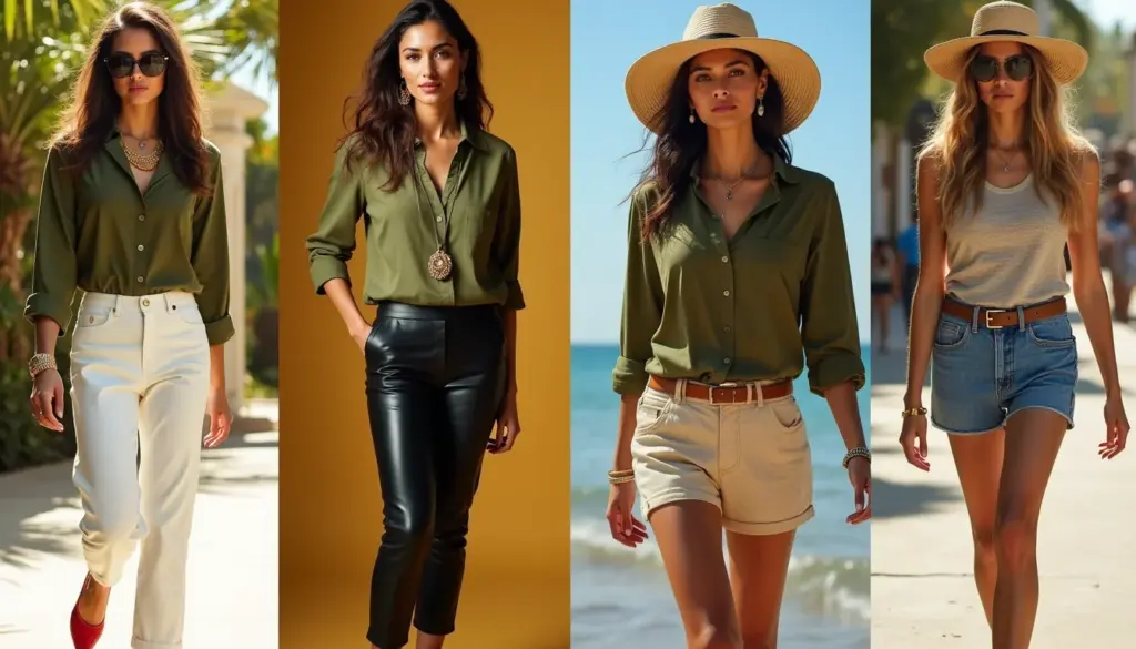 34 Ideias de Looks: Blusa Verde Militar Combina Com Que Cor