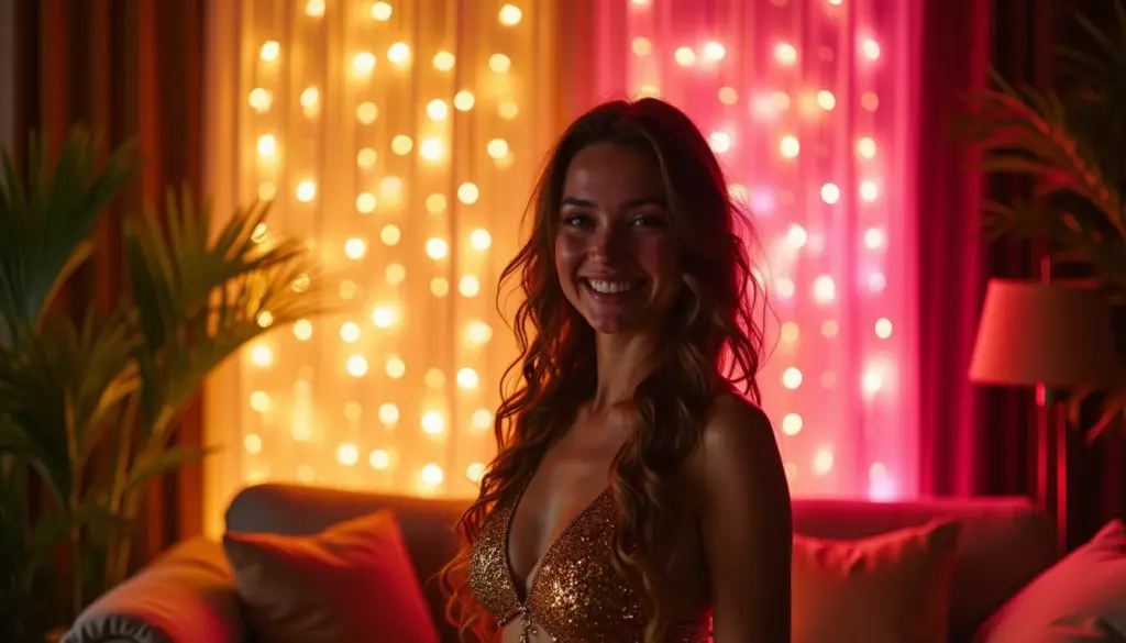 70 Ideias com Cortina de LED para Decorar Sua Casa e Festas