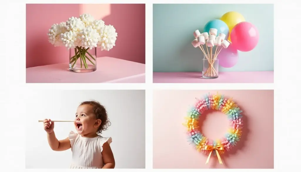 54 Ideias de Decoração com Marshmallow para Festa Infantil: Fáceis e Baratas