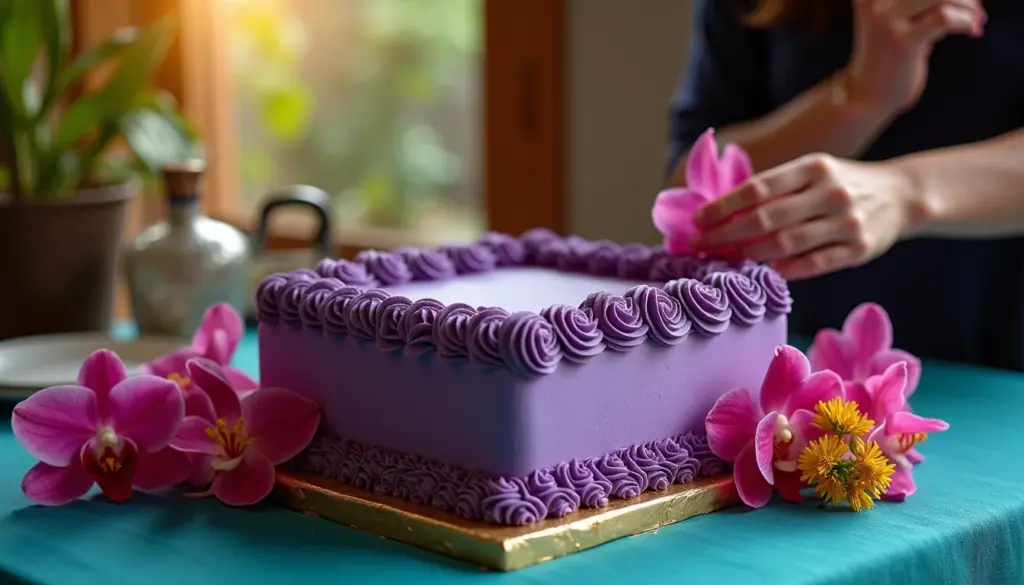 87 Ideias de Decoração de Bolo Roxo Quadrado para Arrasar 87 Ideias de Decoração de Bolo Roxo Quadrado para Arrasar