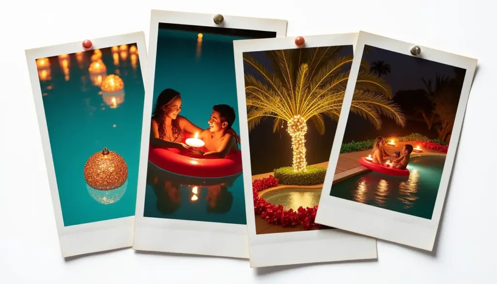 31 Ideias de Decoração de Natal para Piscina Seguras e Deslumbrantes 31 Ideias de Decoração de Natal para Piscina Seguras e Deslumbrantes