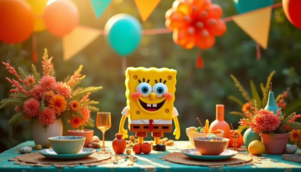 62 Ideias de Decoração do Bob Esponja que Vão Bombar na Festa