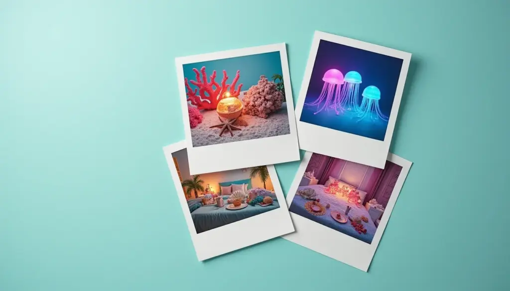 36 Ideias de Decoração do Fundo do Mar para Festas e Quartos