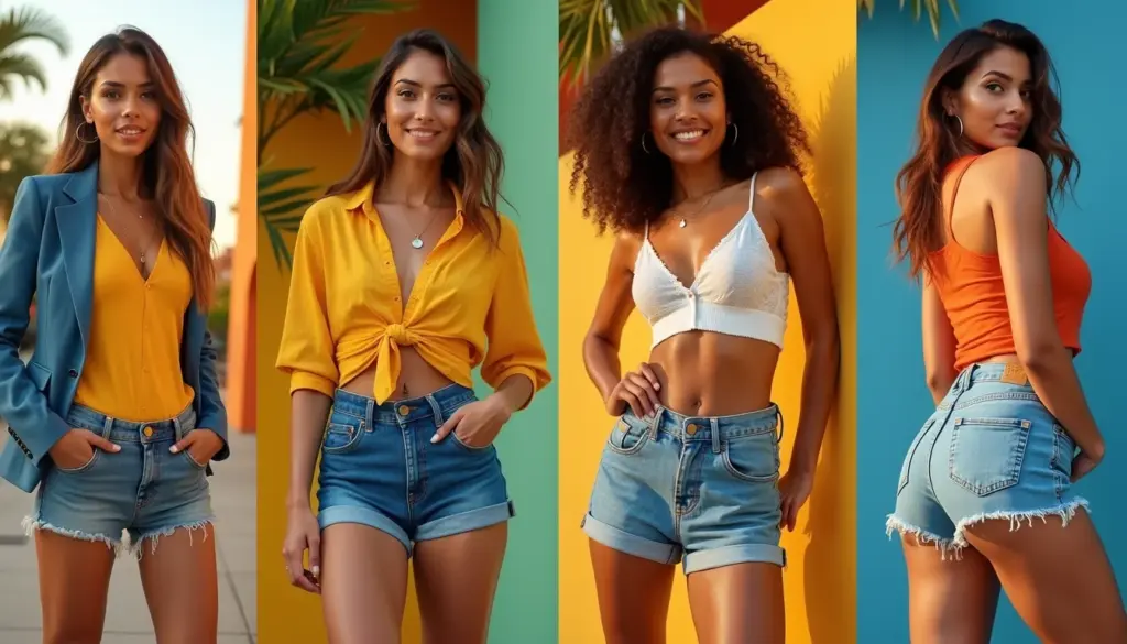 47 Ideias de Look com Bermuda Jeans Feminina que Arrasam em 2026 47 Ideias de Look com Bermuda Jeans Feminina que Arrasam em 2026