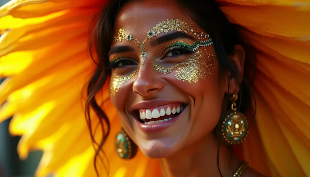 47 Dicas de Maquiagem com Strass Carnaval Que Duram a Noite Inteira