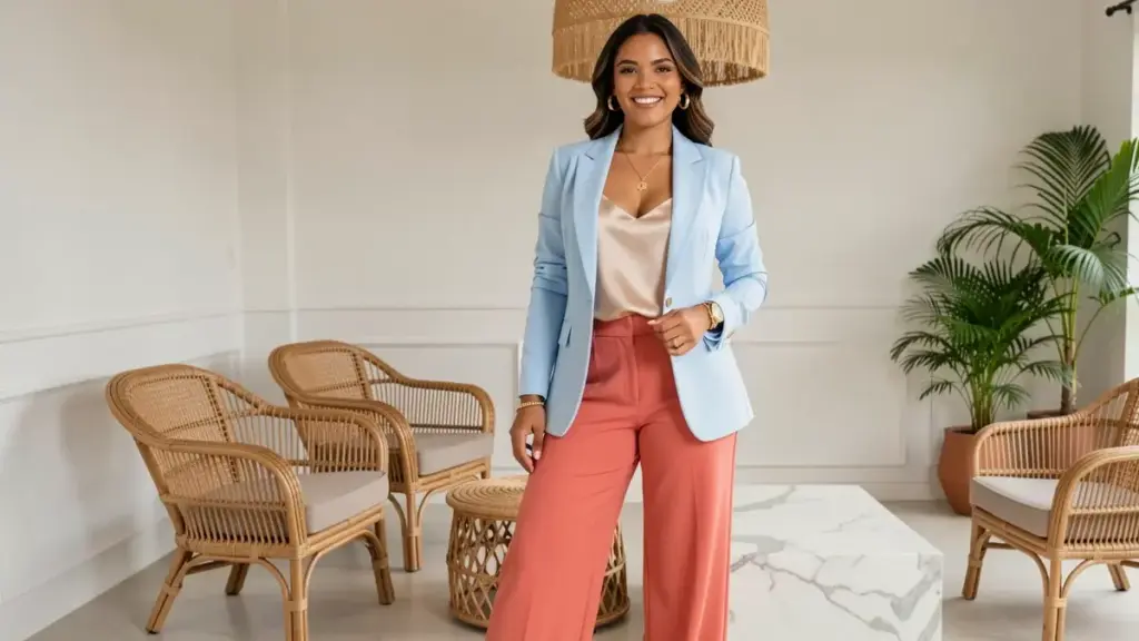O que combina com azul claro? Guia completo com cores e looks O que combina com azul claro? Guia completo com cores e looks